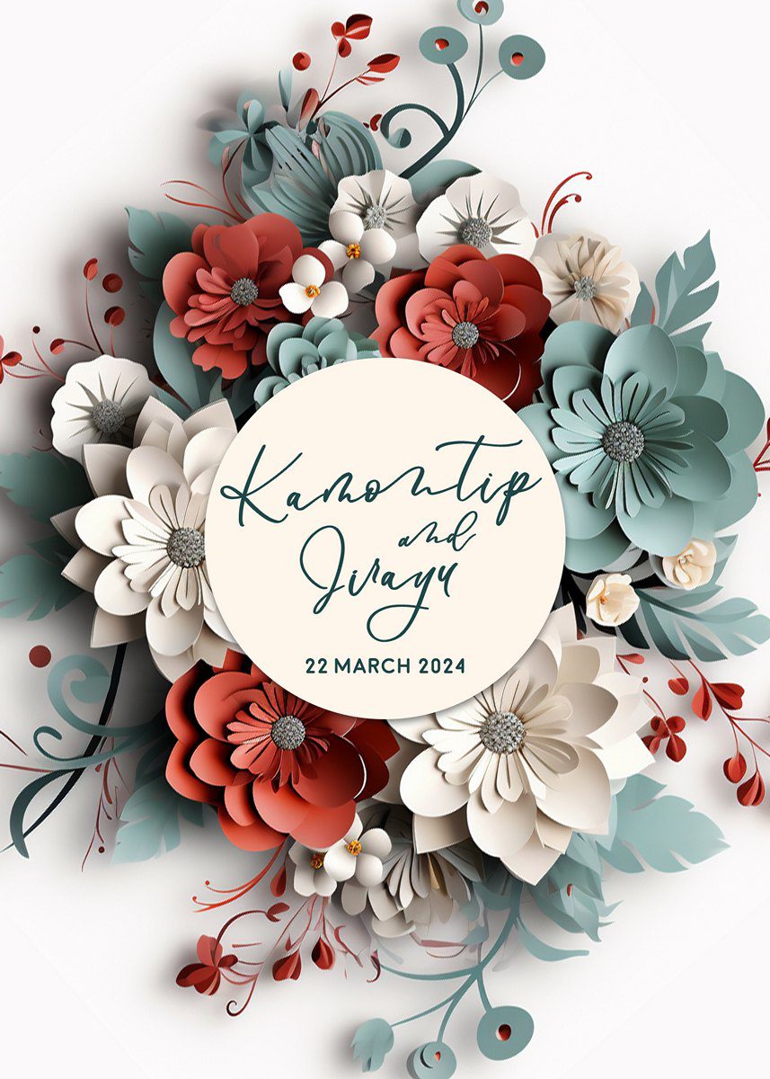 การ์ดแต่งงาน SMD3D-068