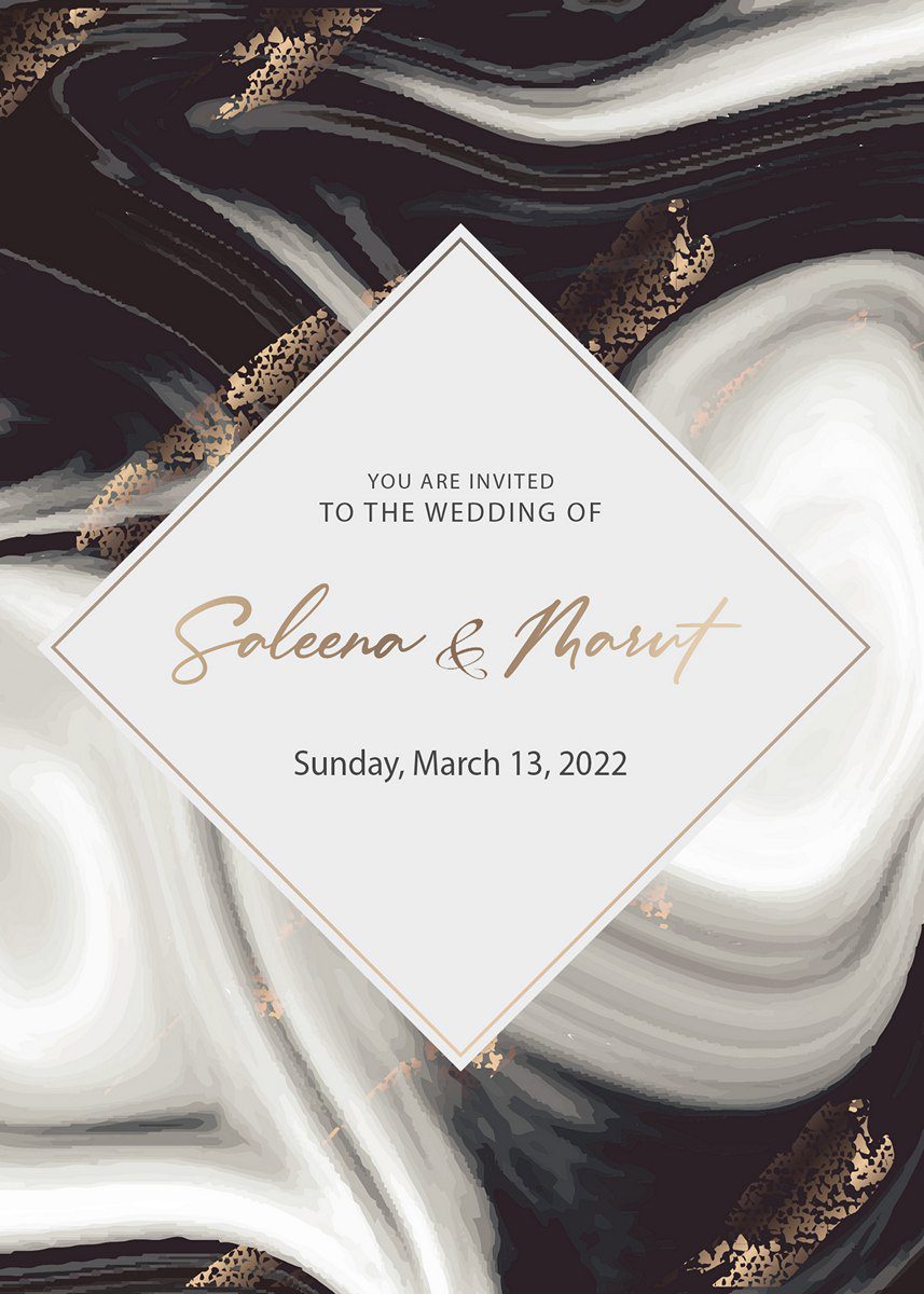 การ์ดแต่งงาน SMD Classic011