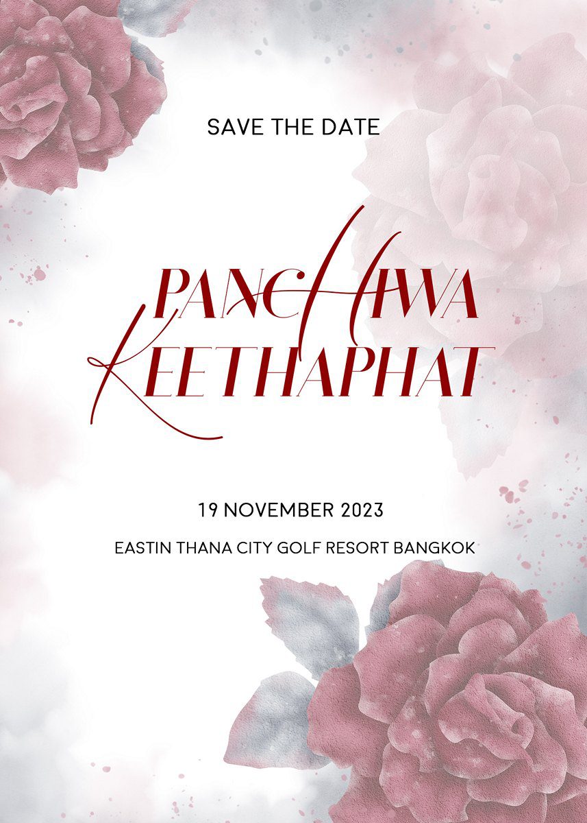 การ์ดแต่งงาน SMD Flower139