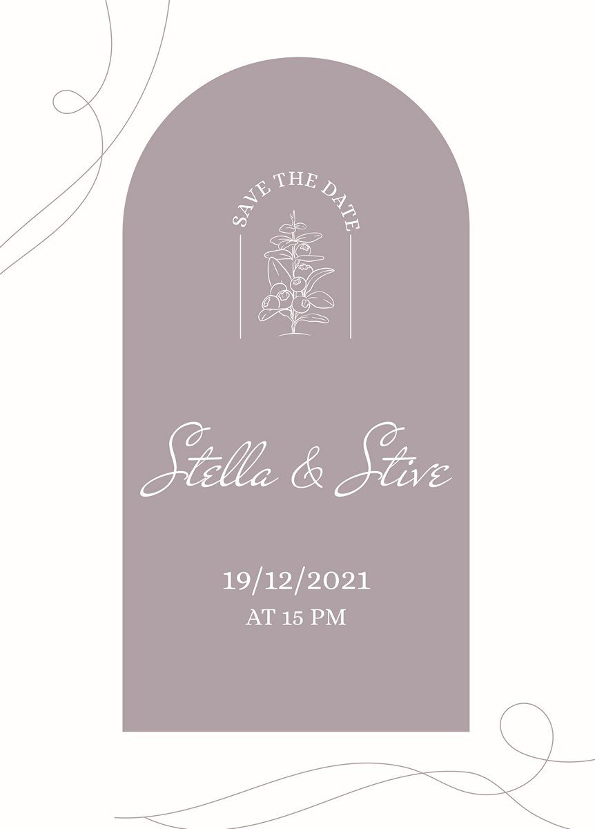 การ์ดแต่งงาน SMD Flower084